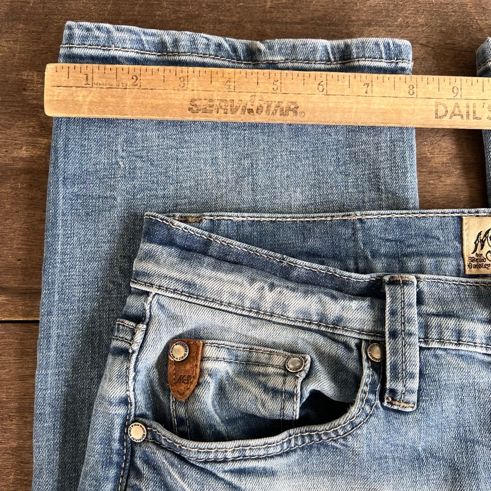 Moonshine Spirit by Brad Paisley Light Wash Slim Straight Stretch Denim 30x31 - Picture 11 of 16